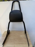 Harley-davidson Sissy Bar Black Detachable Passenger Backrest Pad Tall. Fixed Price $78.50.