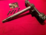 1979 Suzuki GS750E Front Forks Clamp Lower Triple Tree Stem With Bolts Oem. Fixed Price $26.50.