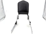 2005 Harley Dyna Fxd Super Glide Oem Rear Sissy Bar W/ Backrest Cushion Pad Torn. Fixed Price $110.00.