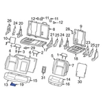For Ram 1500 2019-2025 68309559AC Rear Lower Seat Heater Pad. Fixed Price $80.15.