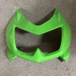 Used Kawasaki 08-11 Ninja 250R EX250 Light Green Fr Upper Cowling 55028-0153-777. Fixed Price $95.00.