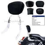 Passenger Chrome Backrest Sissy Bar For 1995-UP Honda Shadow Ace Sabre VT1100C2. Fixed Price $147.70.