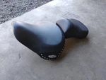 Harley Davidson (milsco) Softail Leather Studded Dual Seat Street Motorcycle. Fixed Price $200.00.