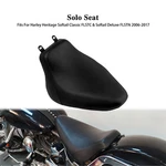 Black Driver Solo Seat For Harley Deluxe Flstn Heritage Softail Flstc 2006-2017. Fixed Price $119.99.