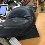 Drag Specialties Chopped One-piece 2-UP Leather Seat #0802-0721. Fixed Price $200.00.