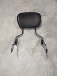 Harley Davidson Sissybar Upright 52627-09A And Backrest Pad 52924-98B, 2009-UP. Fixed Price $120.00.
