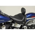 Mustang Wide Solo Seat With Backrest 2005-2017 Harley Softail Deluxe Flstn 79913. Fixed Price $684.00.