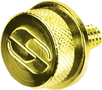 Saddlemen Seat Mounting Knobs 1/4IN-20 Gold 8909GO. Fixed Price $15.00.