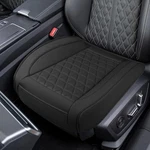 Luxury Faux Leather Car Seat Cover, Anti-slip Waterproof Universal Front Black. Fixed Price $33.69.