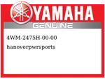 Yamaha Oem Part 4WM-2475H-00-00 Bracket, Seat Lever 1. Fixed Price $91.99.