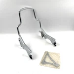 Oem Harley 52300444 Chrome Short Holdfast Sissy Bar Backrest 18-25 Heritage Flde. Fixed Price $148.50.