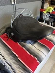 Harley Flsts Original Solo Seat And Rail Softail Heritage Springer.. Fixed Price $900.00.