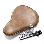 For Harley Sportster Xl Bobber Chopper Large Leather Driver Solo Seat W/ Springs. Fixed Price $63.84.