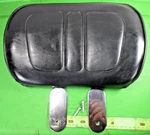 Harley Passenger Backrest Flh Shovelhead Evo Grab Rail Mount P/n 52555-92 Solid. Fixed Price $65.00.