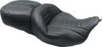 Mustang Fits One-piece Deluxe Touring Seat Black W/ American Beauty Red. Fixed Price $742.60.