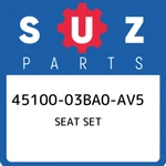 45100-03BA0-AV5 Suzuki Seat Set 4510003BA0AV5, New Genuine Oem Part. Fixed Price $701.65.