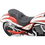 Drag Specialties Profile Touring Seat With Backrest Option - Pillow. Fixed Price $627.95.