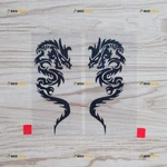 Decal Vinyl Sticker - Mirror Images Reversed Pair Black 4 Inches Style Die. Fixed Price $15.74.