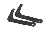 Indian Scout Bobber Passenger Driver Seat Backrest Mounting Brackets Pair Black. Fixed Price $94.50.